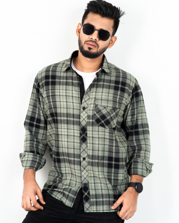 Winter Flannel Check Shirt