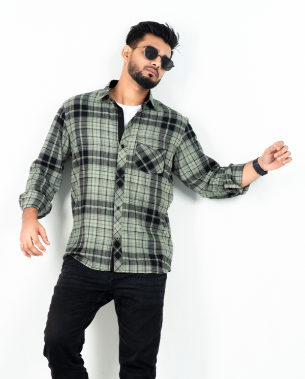 Winter Flannel Check Shirt - Image 2