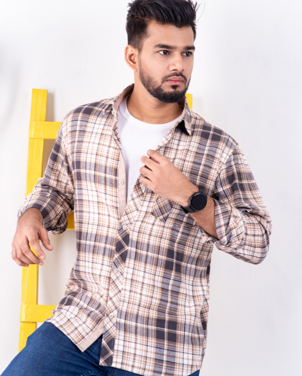 Winter Flannel Check Shirt