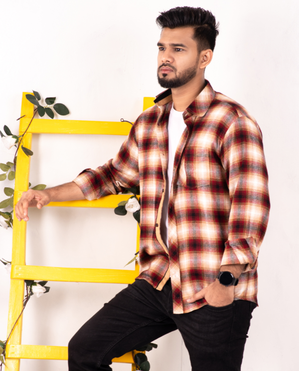 Winter Flannel Check Shirt - Image 2