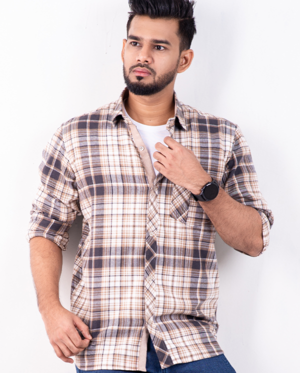 Winter Flannel Check Shirt - Image 4