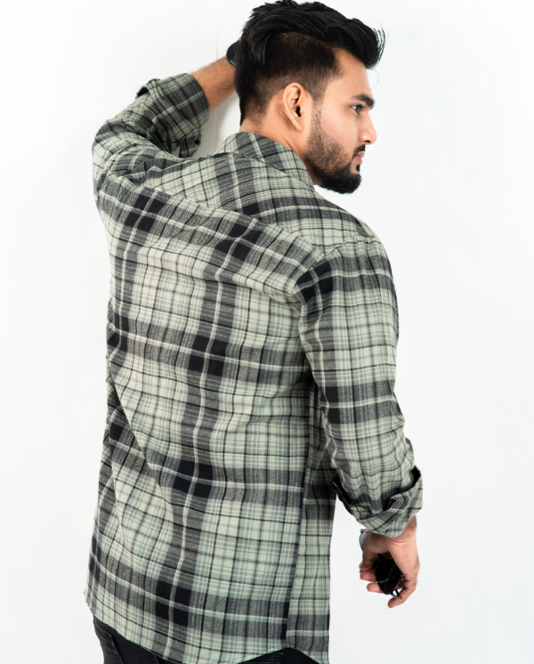Winter Flannel Check Shirt - Image 6