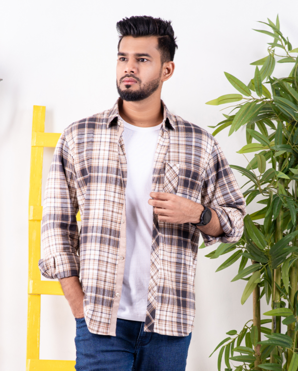 Winter Flannel Check Shirt - Image 2