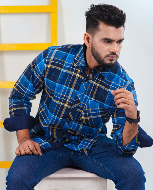 Winter Flannel Check Shirt - Image 2