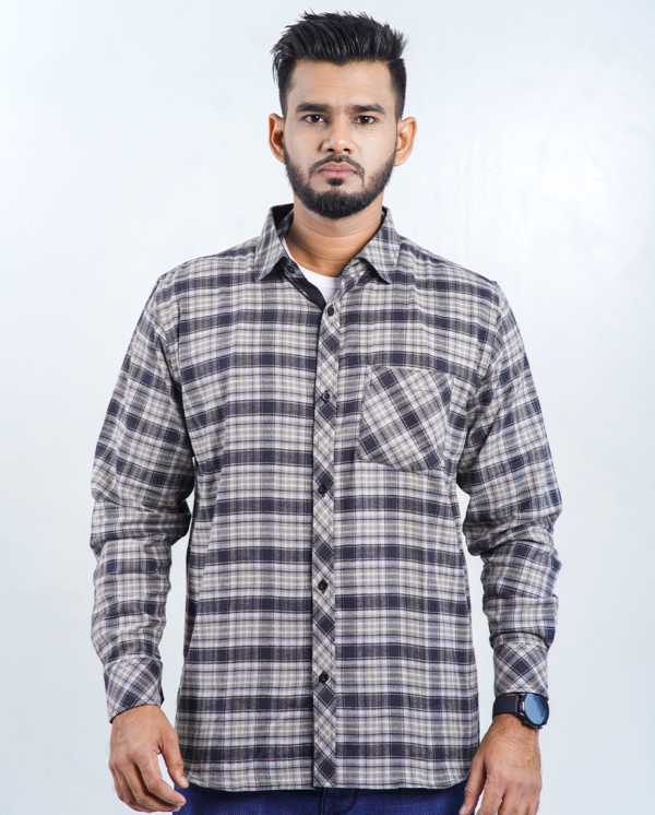 Winter Flannel Check Shirt - Image 4
