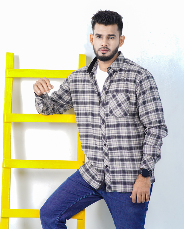 Winter Flannel Check Shirt