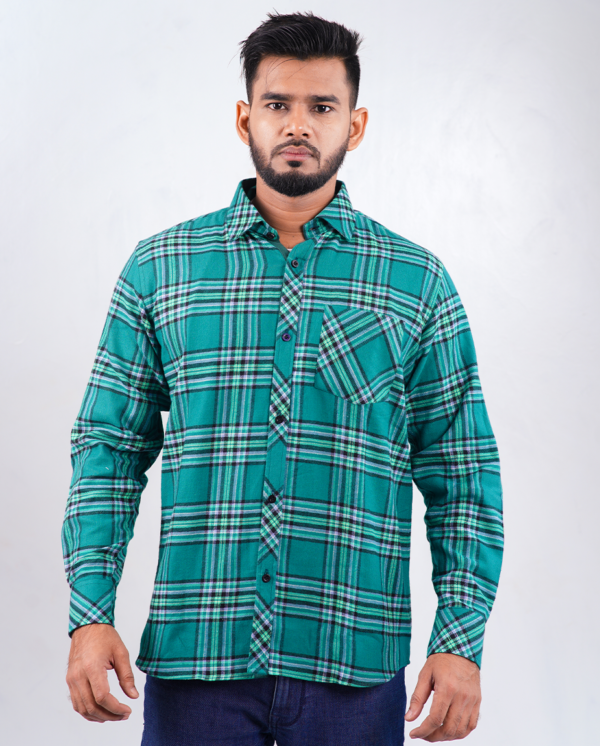 Winter Flannel Check Shirt - Image 5