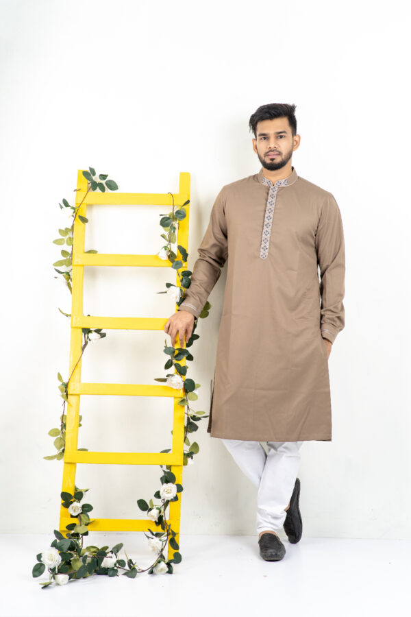 Men’s Brown Panjabi P1293