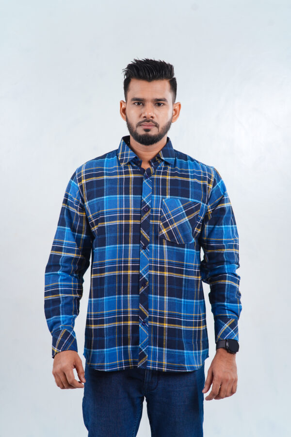 Winter Flannel Check Shirt - Image 5