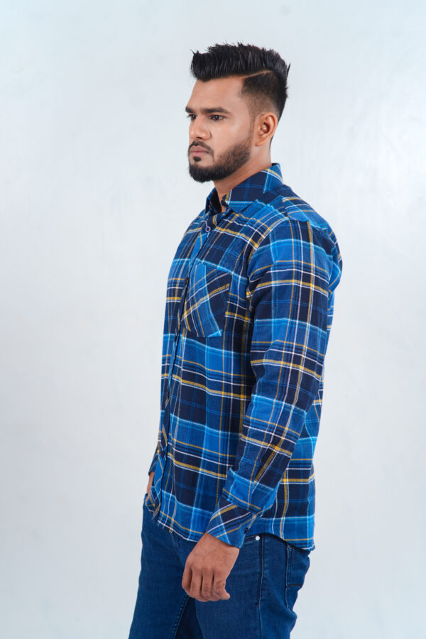 Winter Flannel Check Shirt - Image 4