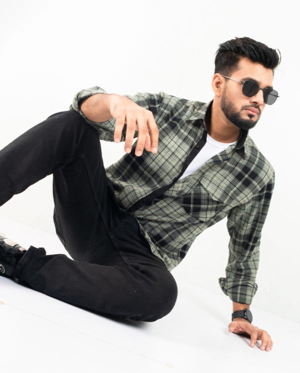 Winter Flannel Check Shirt - Image 5