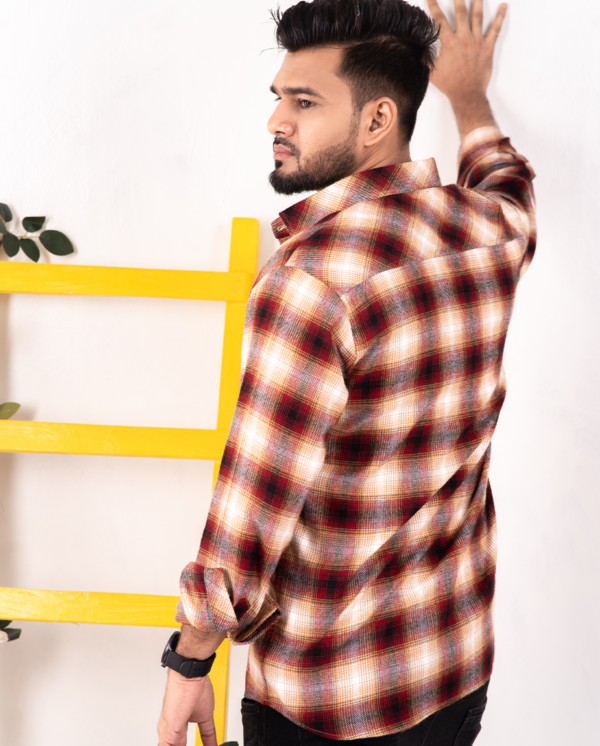 Winter Flannel Check Shirt - Image 5