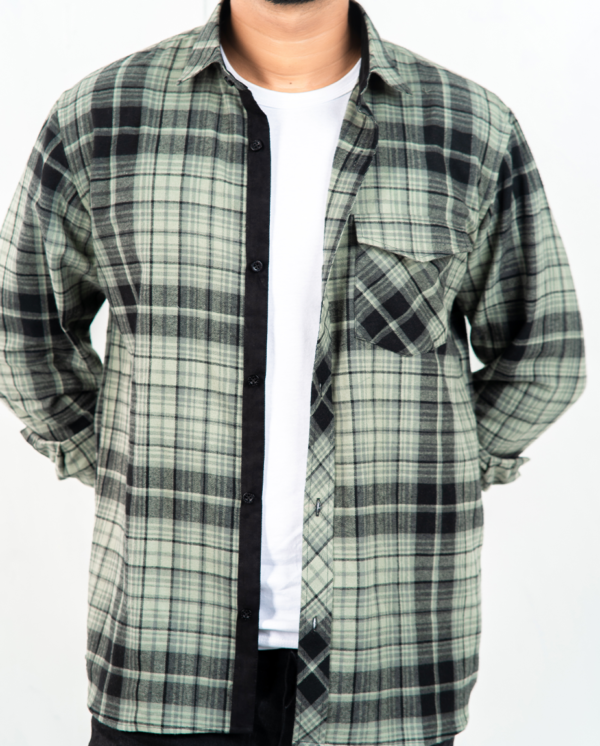 Winter Flannel Check Shirt - Image 3