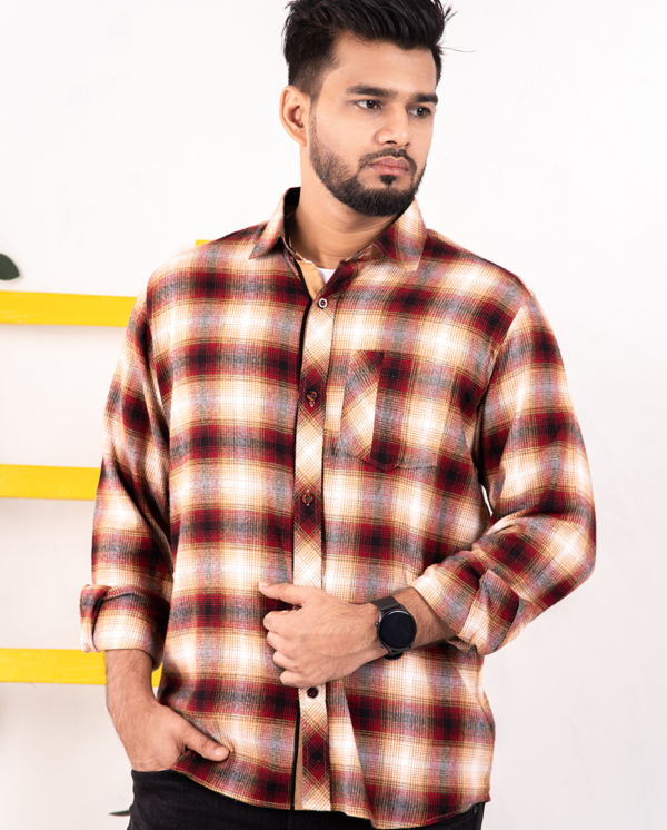 Winter Flannel Check Shirt