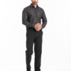 Men's Black Color Slim-Fit Formal Shirt - Image 3