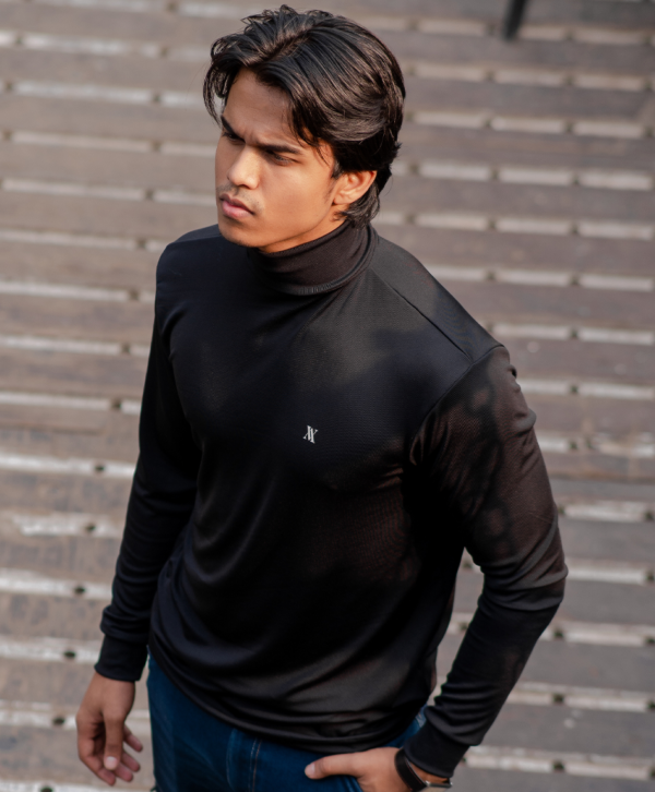 Aivlas Classic Turtleneck Black - Image 2
