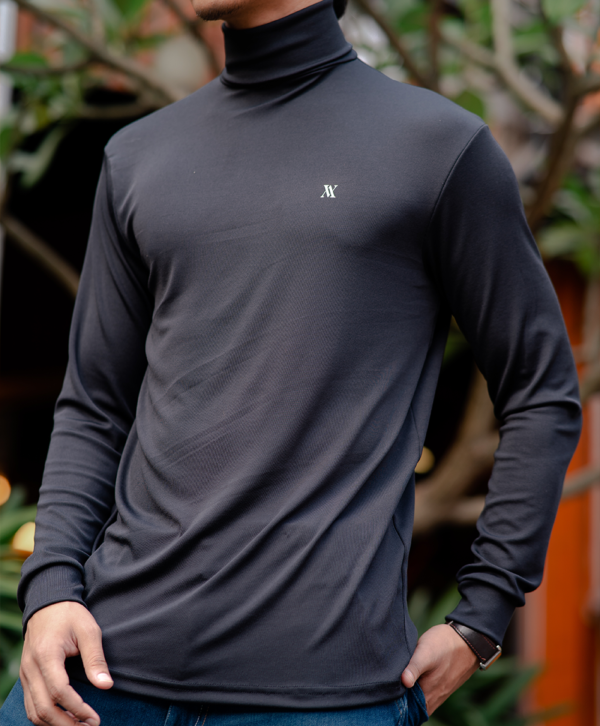 Aivlas Classic Turtleneck Black - Image 6