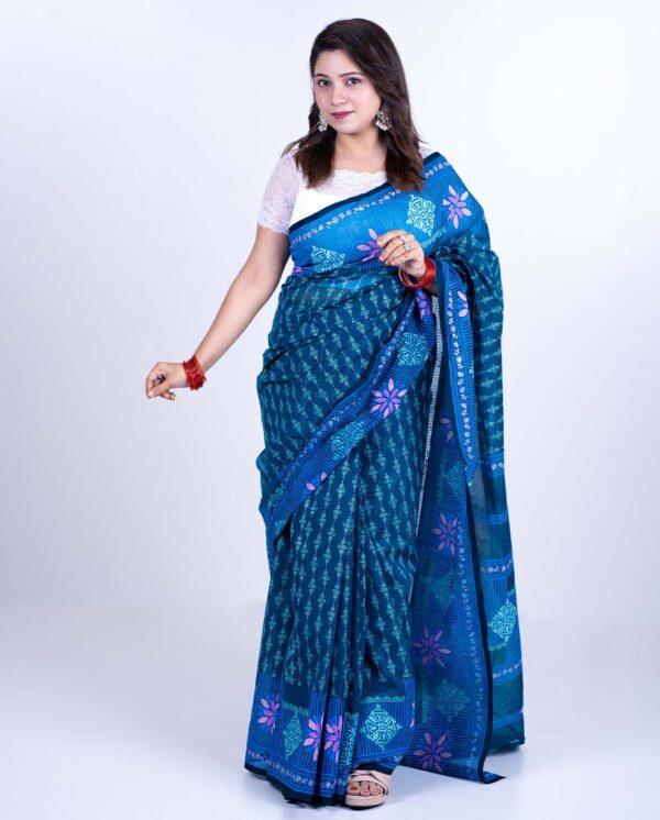 Tangail Tant Saree. S-9007 - Image 2