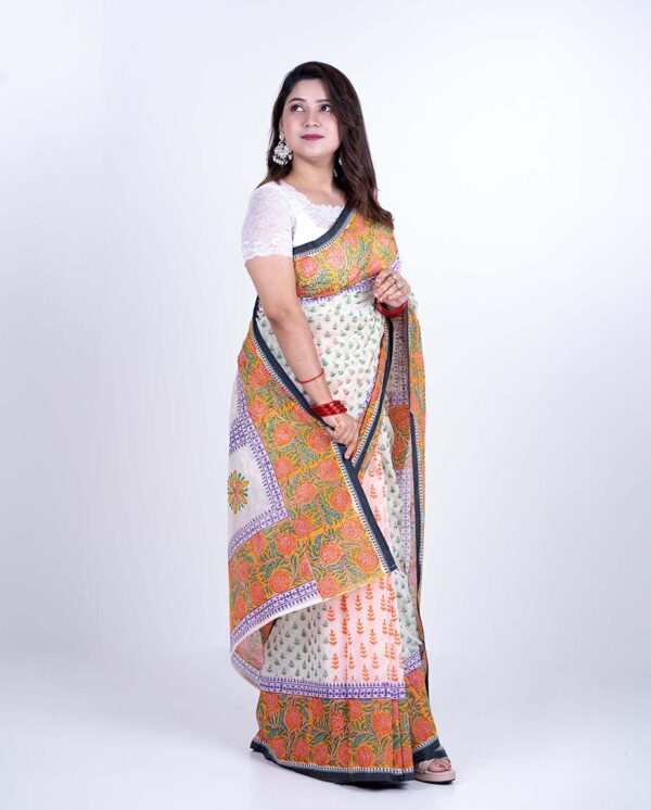 Tangail Tant Saree. S-9009 - Image 4