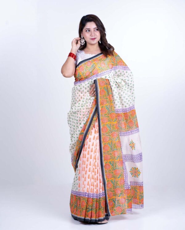 Tangail Tant Saree. S-9009 - Image 2