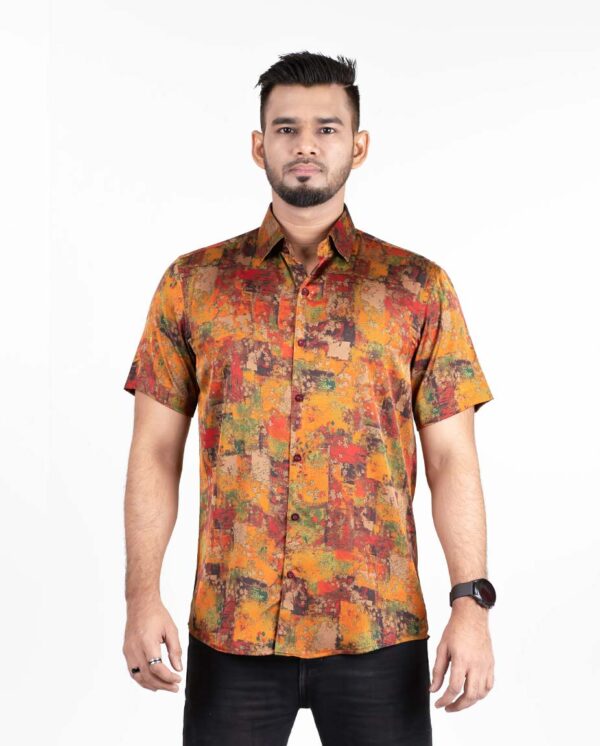 Half sleeve Shirt T-411 - Image 6