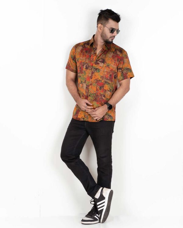 Half sleeve Shirt T-411 - Image 2