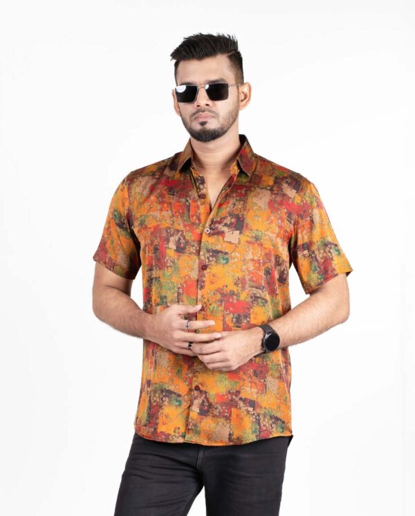 Half sleeve Shirt T-411 - Image 3