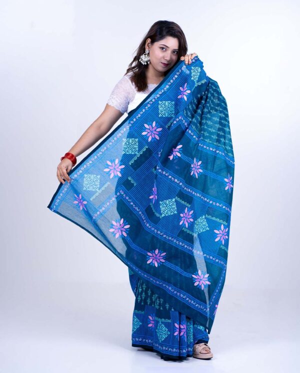 Tangail Tant Saree. S-9007 - Image 3