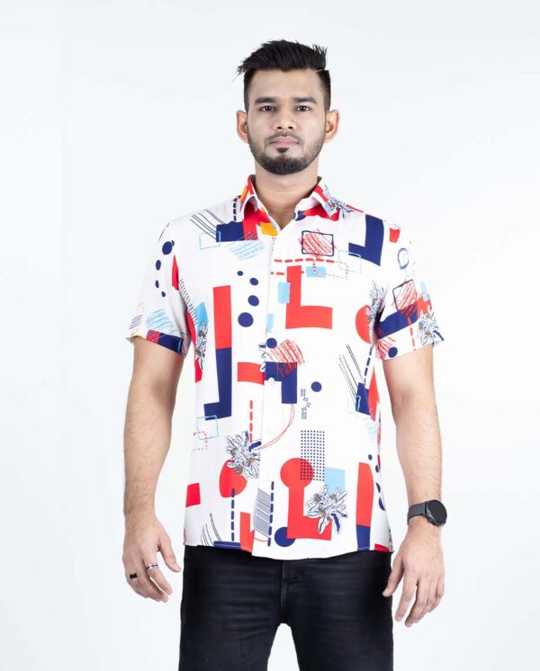 Half sleeve Shirt T-419 - Image 4