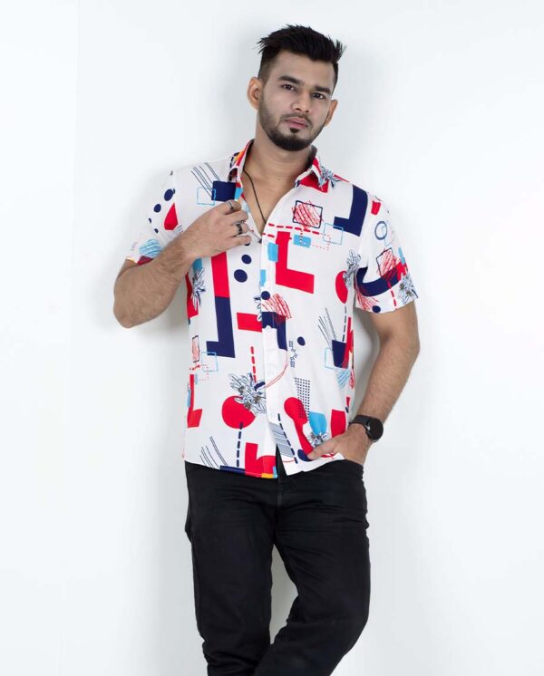 Half sleeve Shirt T-419 - Image 3