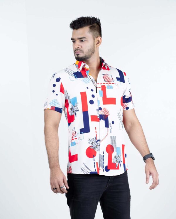 Half sleeve Shirt T-419 - Image 5