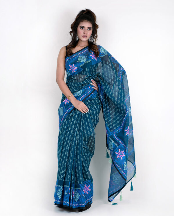 Tangail Tant Saree. S-9013 - Image 2