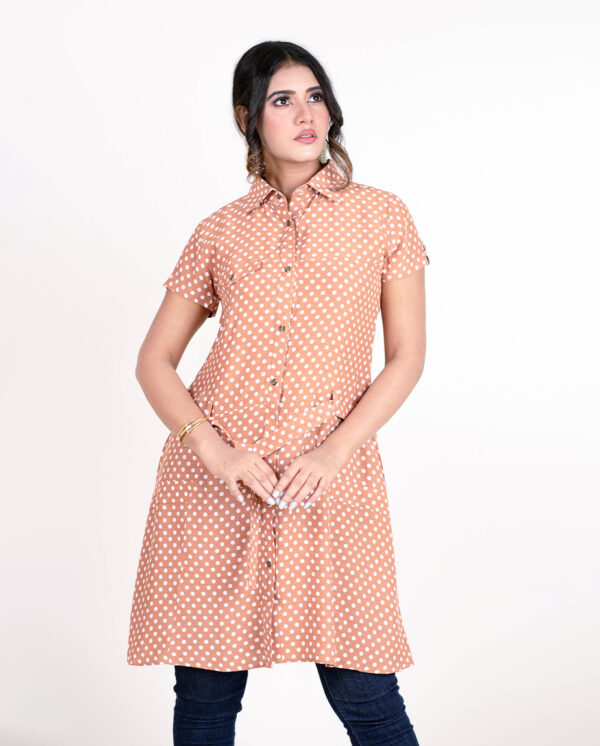 Ladies Long Half Shirt