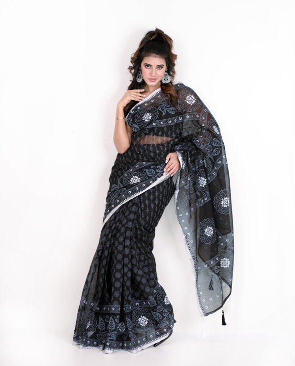 Tangail Tant Saree. S-9012 - Image 2
