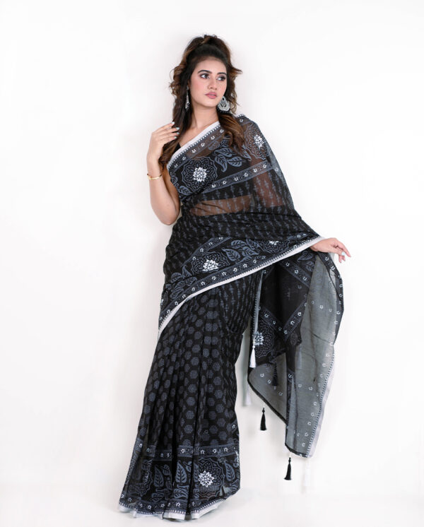 Tangail Tant Saree. S-9012 - Image 3