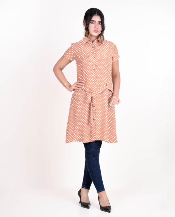 Ladies Long Half Shirt - Image 4
