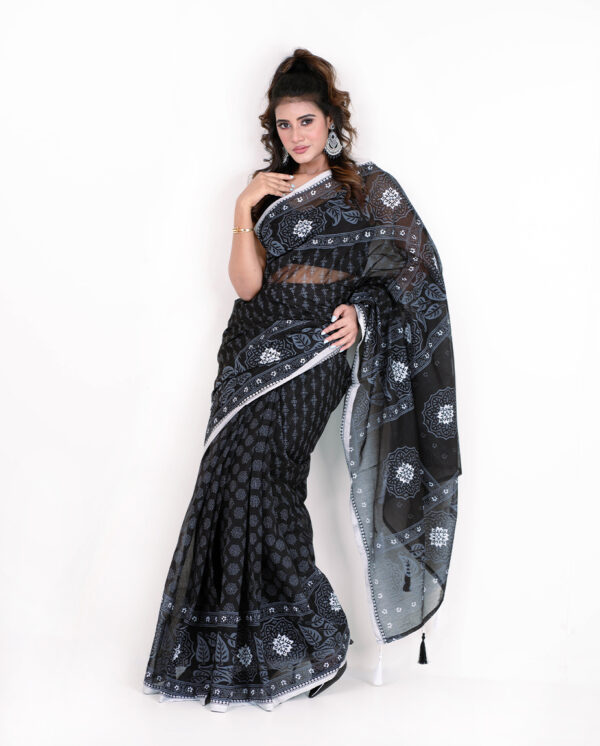 Tangail Tant Saree. S-9012 - Image 5