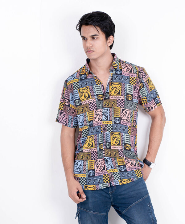 Half sleeve Shirt T-427 - Image 2