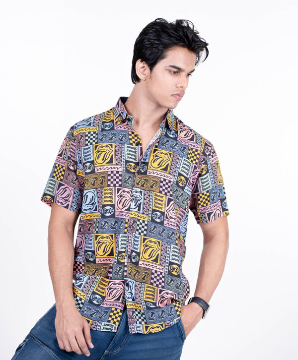 Half sleeve Shirt T-427 - Image 5