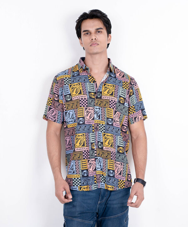 Half sleeve Shirt T-427 - Image 4