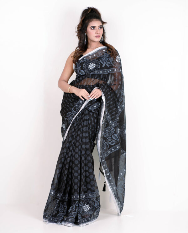 Tangail Tant Saree. S-9012 - Image 6