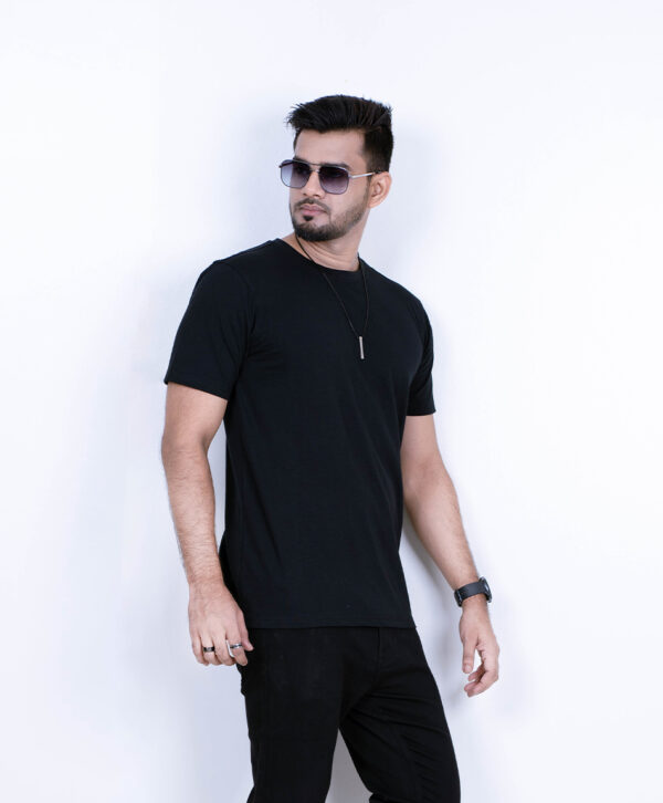Mens Solid T-Shirt - Image 3
