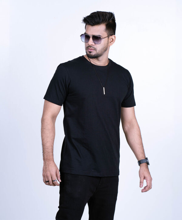 Mens Solid T-Shirt - Image 4