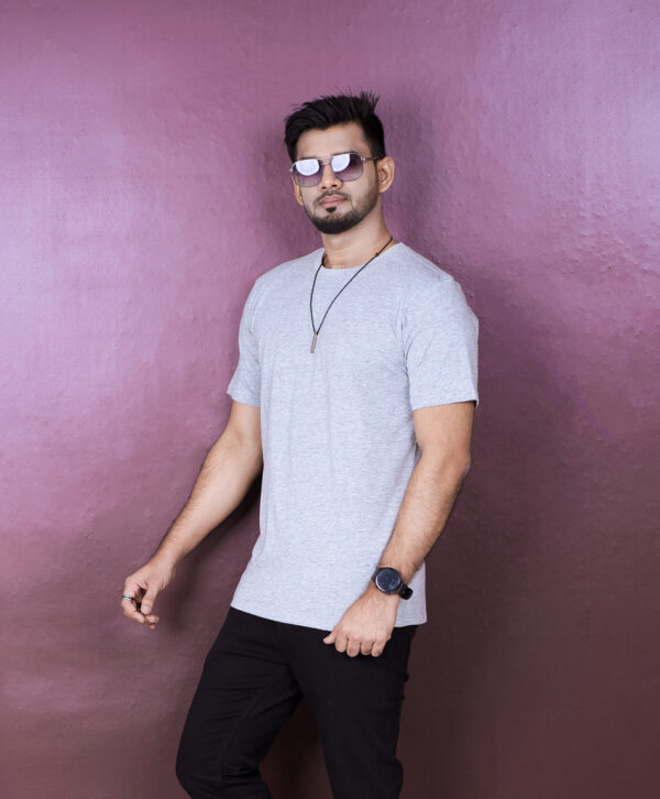Mens Solid T-Shirt - Image 2