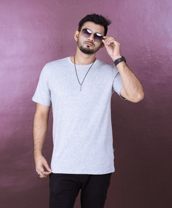 Mens Solid T-Shirt - Image 5