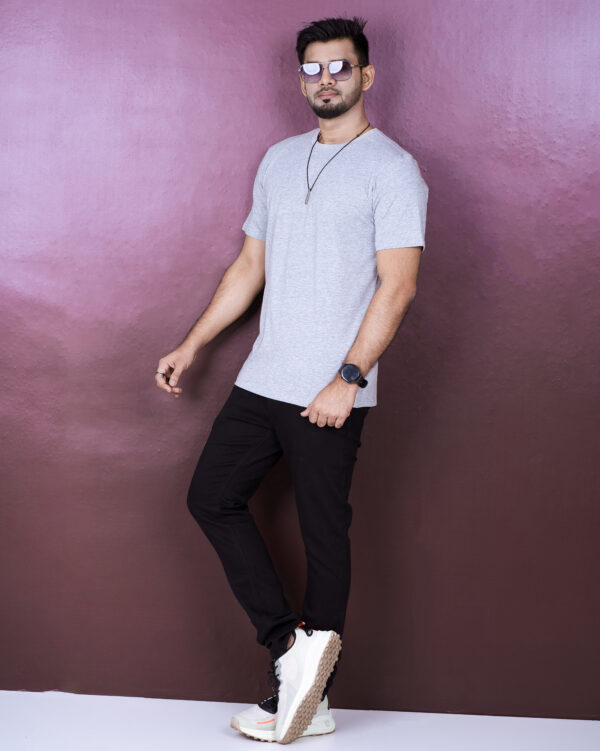 Mens Solid T-Shirt - Image 6