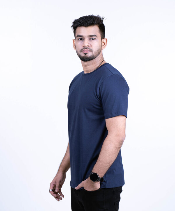 Mens Solid T-Shirt - Image 6