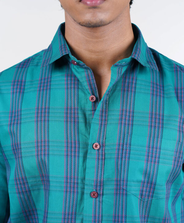 Pastel Check Formal Shirt - Image 3