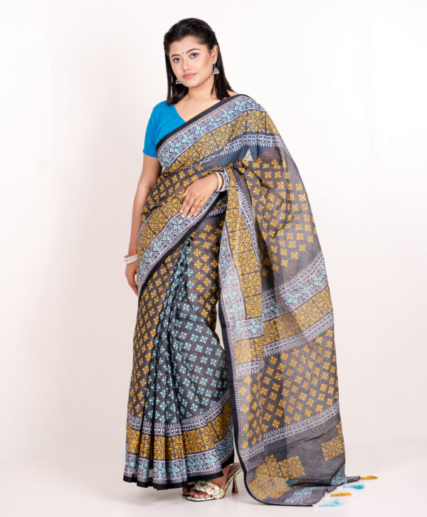 Tangail Tant Saree S-9014 - Image 2