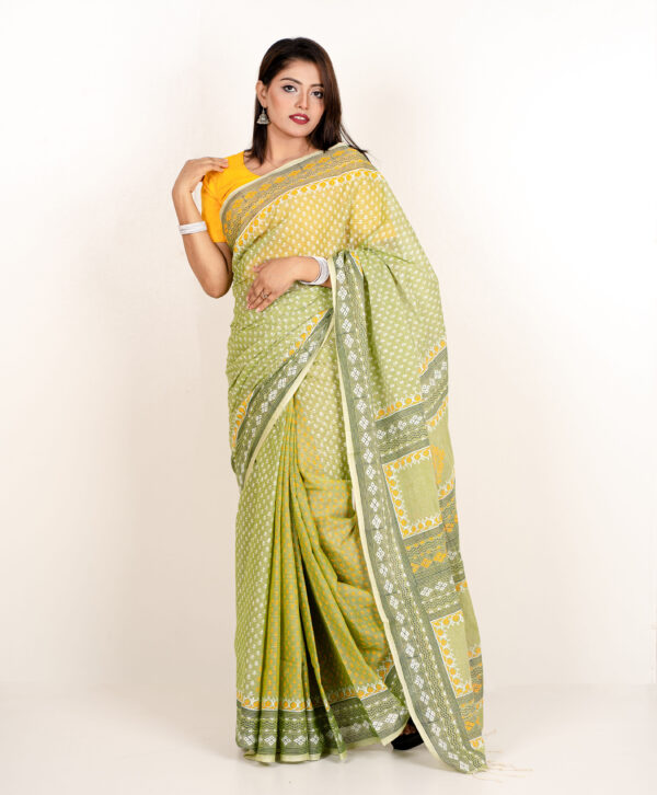 Tangail Tant Saree S-9016 - Image 3